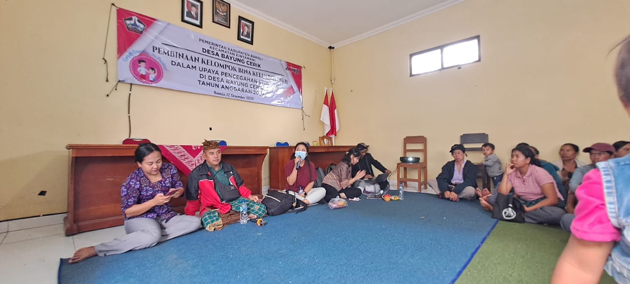 Pembinaan Kelompok Bina Keluarga Balita (BKB) dalam upaya pencegahan Stunting Di Desa Bayung Cerik 